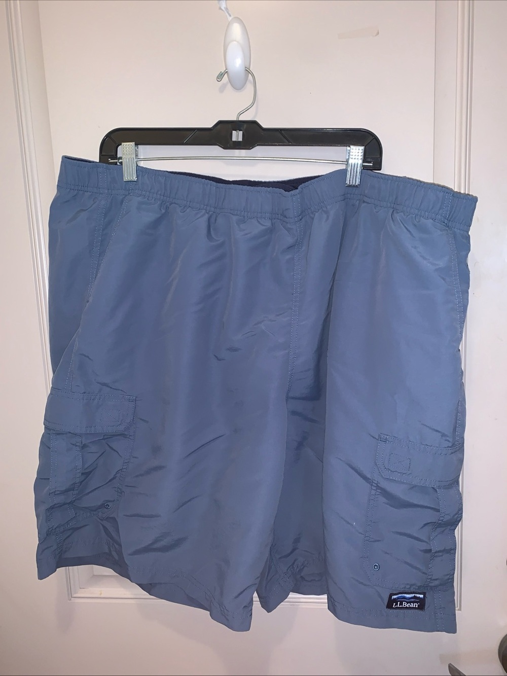 L.L. Bean Men’s Blue Cargo Swim Trunks Size XXL